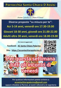 Scopri di più sull'articolo Pronti a ripartire! Venerdì 2 Maggio.